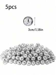 20 件镜面迪斯科球装饰狂欢节迷你小迪斯科球悬挂装饰反光球适用于 70 年代迪斯科主题派对树生日婚礼