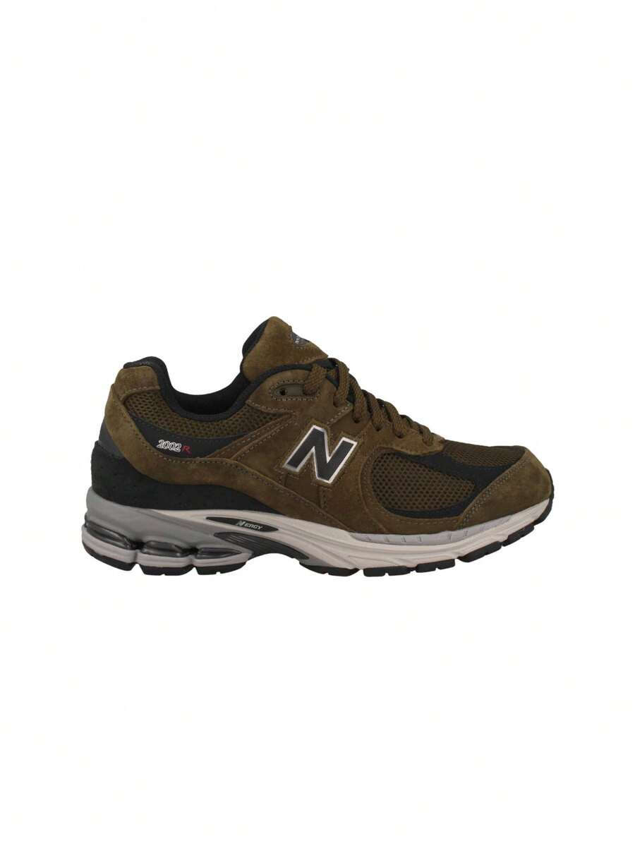 New Balance 2002 Men's Casual Sneakers Woodland / Black Cement U2002RR - 林地黑 - 查看 1
