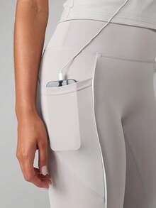 MISSGUIDED Mallas deportivas de cintura alta con ajuste de compresión - Gris - Ver 4