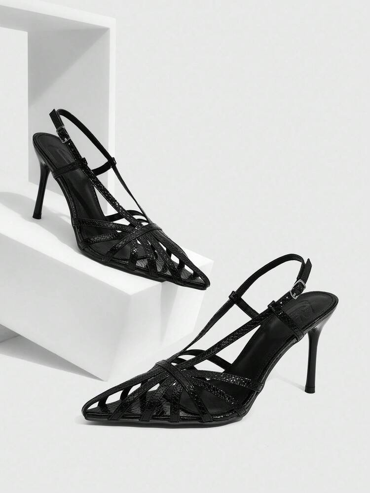 CUCCOO SZL Pointed Toe Stiletto High Heel Fashion Minimalist Daily Party Women High Heel Pumps