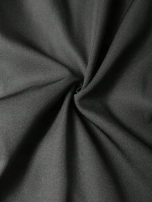 Core Aspect Pantalon casual ample plissé avec poche, couleur unie pour hommes - Noir - Voir 7