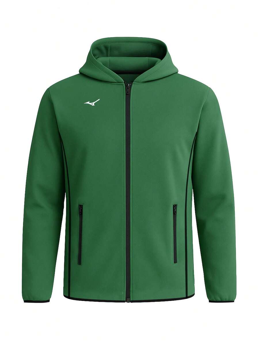 Mizuno Women's Zip Jacket Green - Green - View 1