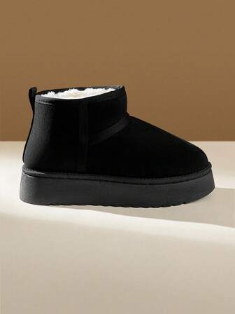 CUCCOO EASI Dam Casual Tjock Sula Varma Låga Snökängor För Dagligt Bruk