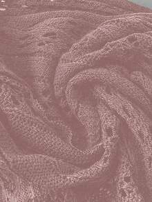 Celisse Women's Casual Solid Color Bell Sleeve Cropped Thin Cardigan - Pink - View 3