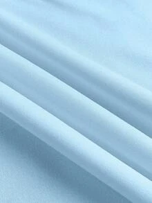 THE POWERPUFF GIRLS X SHEIN 女婴泡泡图案圆领长袖运动衫 - 白色 - 查看 7