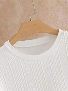 HIMLAND Men's Casual Letter Graphic Crew Neck Long Sleeve Pullover Sweatshirt, Autumn Men Sweatshirt Men Tops Long Sleeve Men Tops Men S Long Sleeve T Shirts, For Fall Winter