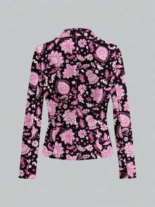 Shutterstock Glamance Women's Casual Minimalist Blazer Jacket, Suitable For Winter, Slim Fit Suit Jacket For Women Pink Jacket Women Blazers Women Blazers - Multicolor - View 2