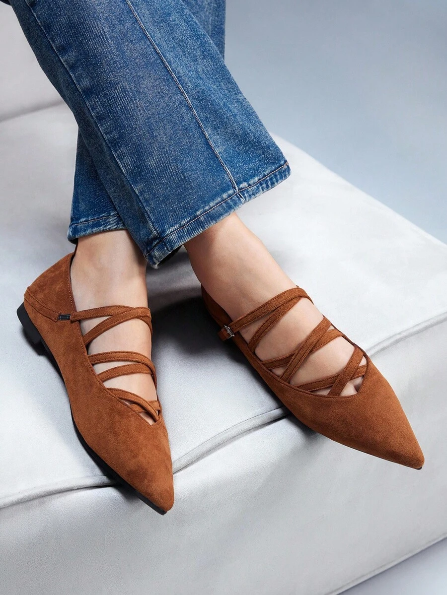 CUCCOO GRLICON Giày cao gót Kitten Heel phong cách Y2K dành cho nữ, phù hợp cho đi xe máy, trở lại trường, Halloween, Giáng sinh, trang phục dự tiệc - Màu Cam cháy - Xem 1