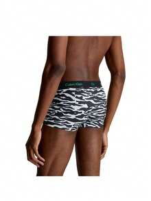 Calvin Klein Men's Boxer Briefs - Black and White - View 3