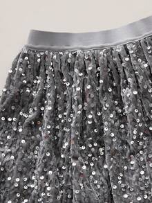 SHEIN Autumn/Winter New Stylish Niche Korean Minimalist Casual Daily Cute Young Girls Set - Grey - View 8