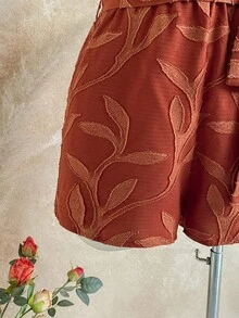 Soleia Mono corto de colores para mujer de talla grande - Marrón - Ver 5