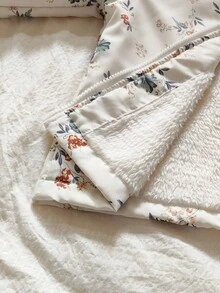 SHEIN Vintaside Kids 年轻女孩冬季长袖连帽可爱时尚数码印花夹克，为户外旅行提供充足的温暖保护，时尚实用，让宝宝在冬季冒险中保持温暖和时尚 - 彩色 - 查看 7