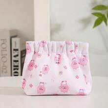 1pc New Snap Closure Storage Pouch For Sanitary Napkin, Lipstick, Keys, Cosmetics, Cables, Portable Compact Organizer Bag,Boho Vibes - New Storage Coin Purse - View 21