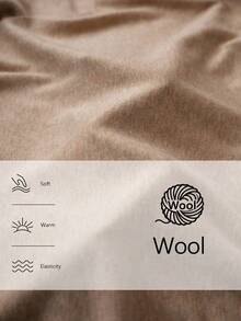 SHEIN LUNE Áo len len cổ chữ V tay dài thiết kế độc đáo, vạt áo bất đối xứng, thắt eo, dáng rộng phong cách Hàn Quốc dành cho nữ, mùa xuân/thu - Lạc đà - Xem 7