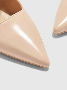 CUCCOO BIZCHIC Women's Pointed Toe Stiletto Heel Slingback Pumps, Apricot Color, Sexy & Elegant For Work, Party, Banquet - Apricot - View 7