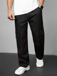 Gym Rark Men's Casual Breathable Drawstring Waist Sports Pants Twilight Sweat Pants - Black - View 8