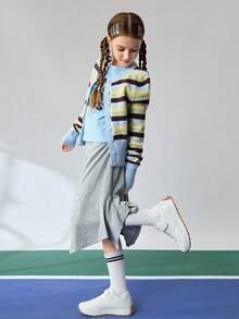 JNSQ 1 Paar minimalistische, vielseitige, bequeme und leichte Kinderschuhe/Studentenschuhe, geeignet für die Schulsaison und alle Jahreszeiten