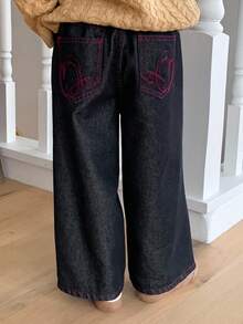 DAZY 小男孩口袋宽松休闲百搭牛仔裤