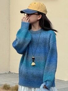 DAZY Tween Girls Crew Neck Sweater, Fall - Multicolor - View 3