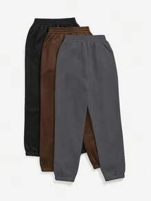 Easithlete Easithlete Pantalones de chándal de felpa de unicolor, ropa de invierno para mujer - Multicolor - Ver 7