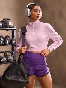Powerista Women Sports Sweatshirts - Purple - View 2