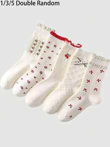 ROMWE Kawaii Women Crew Socks