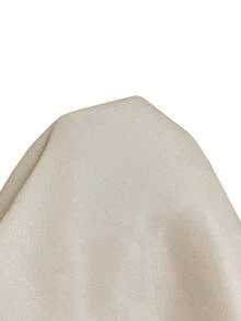 SHEIN PETITE 2 piezas Conjunto de sudadera y pantalones de mujer de manga larga, parte superior tipo pullover y pantalones con cintura elástica y cordón - Albaricoque - Ver 6