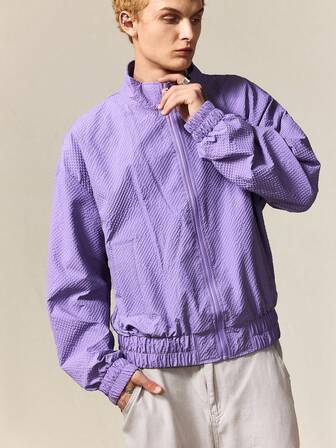 Street Life Men Zip-Up Casual Sun Protection Jacket, Fall