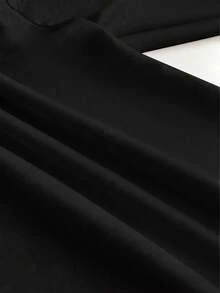 Attitoon Áo nỉ dài tay trễ vai dáng rộng cho nữ, họa tiết bướm cổ điển theo phong cách đường phố chữ cái tiếng Anh Punk, thoải mái cho mùa thu/đông - màu đen - Xem 6