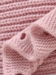 SHEIN 3er Set! Baby Romper + Neugeborenen Schuhe + süßer Hut, minimalistischer Lässig Stil, mühelos chic Baby Outfit, praktisch und wirtschaftlich - Pink - Übersicht 6