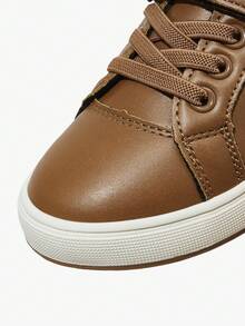 JNSQ 百搭休闲拼色儿童平底运动鞋，学生学校运动鞋，适合所有季节 - 彩色 - 查看 5