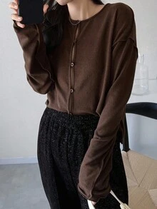 FRIFUL Women T-Shirts - Brown - View 5