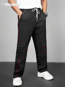 Gym Rark Men's Casual Breathable Drawstring Waist Sports Pants Twilight Sweat Pants - Black - View 4