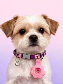 PETSIN 1 Stück Haustier-Tracker-Schutzband; Haustier-Tracker-Schutz; verstellbare Größe Halsband; tragbarer abnehmbarer Tracker-Schutz; Haustier-Halsband; Haustier - Verschiedenfarbig - Übersicht 20