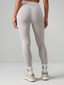 MISSGUIDED Mallas deportivas de cintura alta con ajuste de compresión - Gris - Ver 2