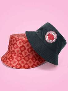 Women Bucket Hat - Brown - View 6