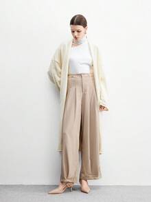 CUCCOO BIZCHIC Zapatos de tacón de vestir con punta afilada, tira trasera y color albaricoque para fiestas y uso diario de las mujeres para Navidad - Albaricoque - Ver 9