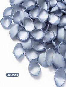 50/100//300/500pcs Silk Rose Petals Wedding Petals White Petals Fake Rose Petals Artificial Flower Petals Proposal Basket Aisle Bridal Shower Table Decoration - Dusty Blue - View 8