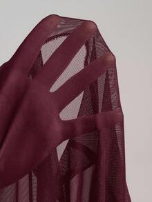 Ontre 2026 Spring/Summer New Asymmetric Asymmetrical Hem Oblique Collar Sleeveless Women's T-Shirt, Urban Commute Business Casual Wear, Office Lady Teacher Basic Top, Outdoor Top - Burgundy - View 7