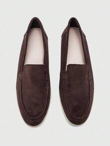 CUCCOO BIZCHIC 女士休闲一脚蹬平底运动鞋 - 咖啡棕 - 查看 2