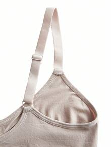 SHAPORA Bộ đồ liền thân liền thân định hình thoải mái, liền mạch cho nữ, thường ngày, tối giản, chất lượng, định hình, màu nude - Màu Khaki - Xem 4