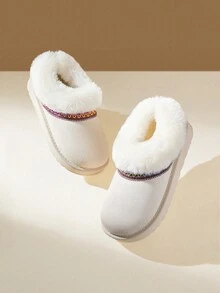 CUCCOO EASI 女士圆头平底雪地靴 - 米色 - 查看 3