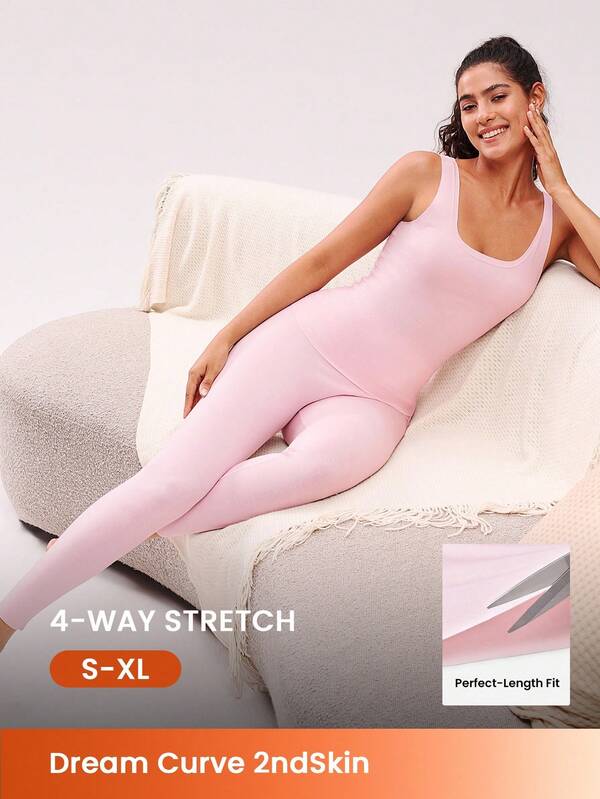 LUVLETTE Conjunto de ropa interior térmica para mujer, capa base ultra suave para clima frío, pijama de invierno cálido, camiseta de cuello redondo y pantalones largos - Conjunto ligero y cálido en color rosa