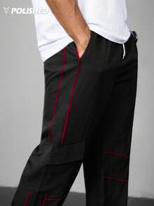 Gym Rark Men's Casual Breathable Drawstring Waist Sports Pants Twilight Sweat Pants - Black - View 7