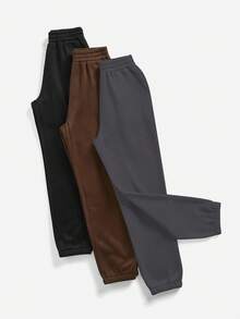 Easithlete Easithlete Pantalones de chándal de felpa de unicolor, ropa de invierno para mujer - Multicolor - Ver 5