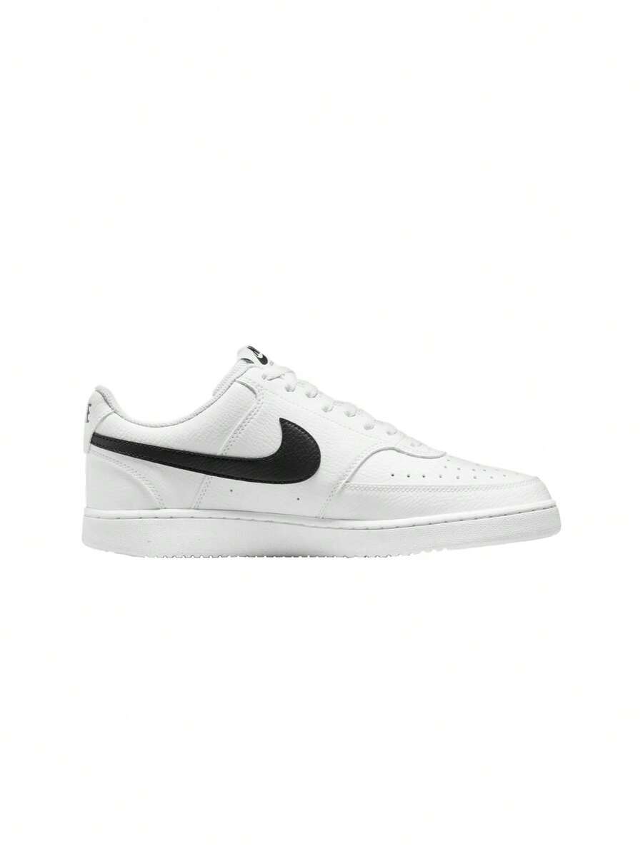 Nike Court Vision Men's Sneakers White/White/Black DH2987-101 - Trắng/Trắng/Đen - Xem 1