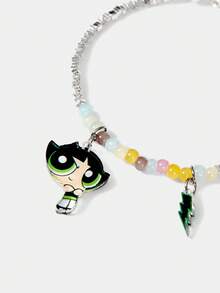 THE POWERPUFF GIRLS X SHEIN Women Beaded Bracelets - Multicolor - View 2