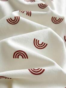 Loomiva Newborn Baby Girl Graphic Soft Knitted Round Neck Long Sleeve Jumpsuit 3-Piece Set Cartoon