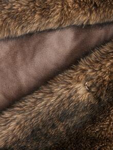Aveloria Modichic Women Faux Fur Coats - Brown - View 7