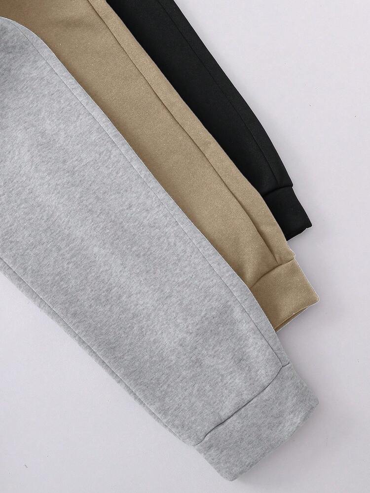 Vacaura 3pcs/Set Casual Printed Loose Drawstring Sweatpants For Teenage Boys, Suitable For Daily Sports And Outings - Multicolor - View 3